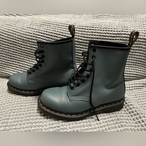 Blue-grey Dr. Martens
